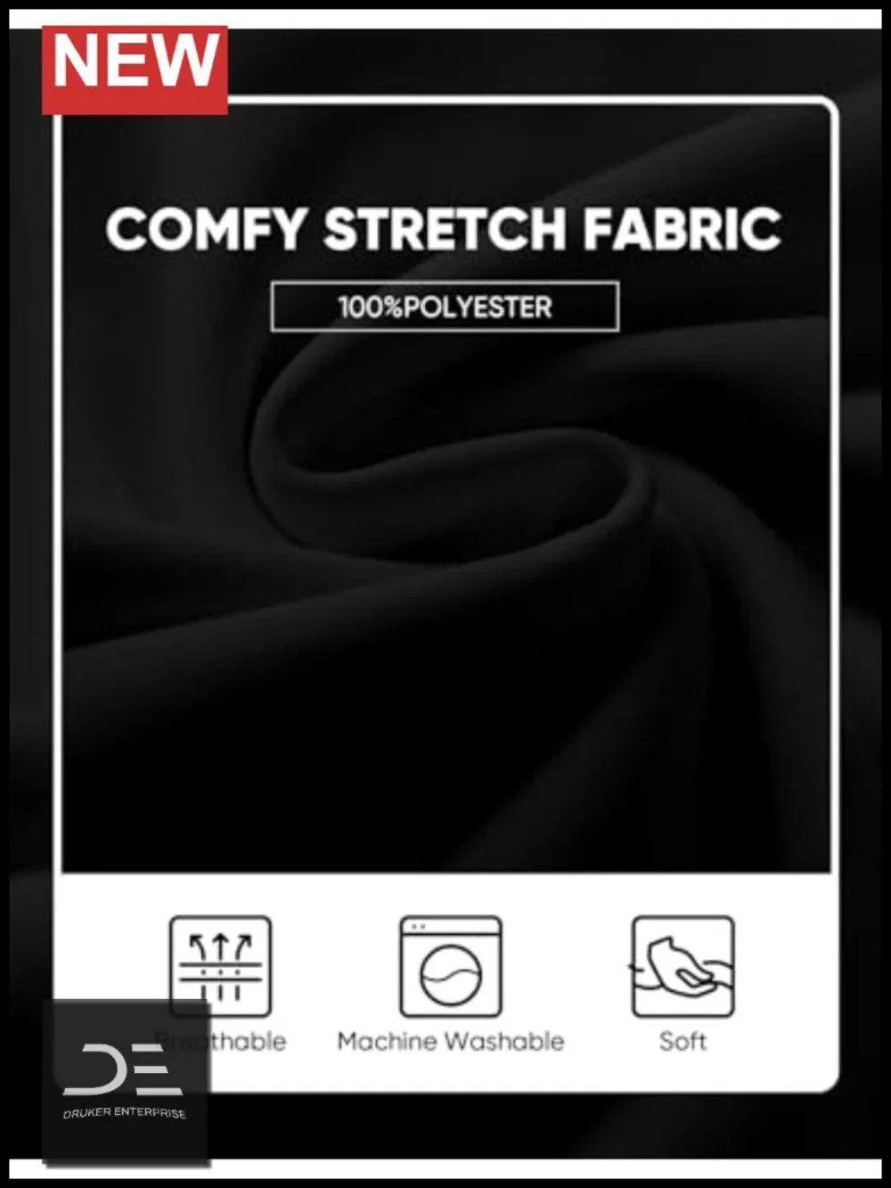 Men's Baggy Sweatpants Straight Leg Drawstring Soft Fabric Lounge Pants Deep